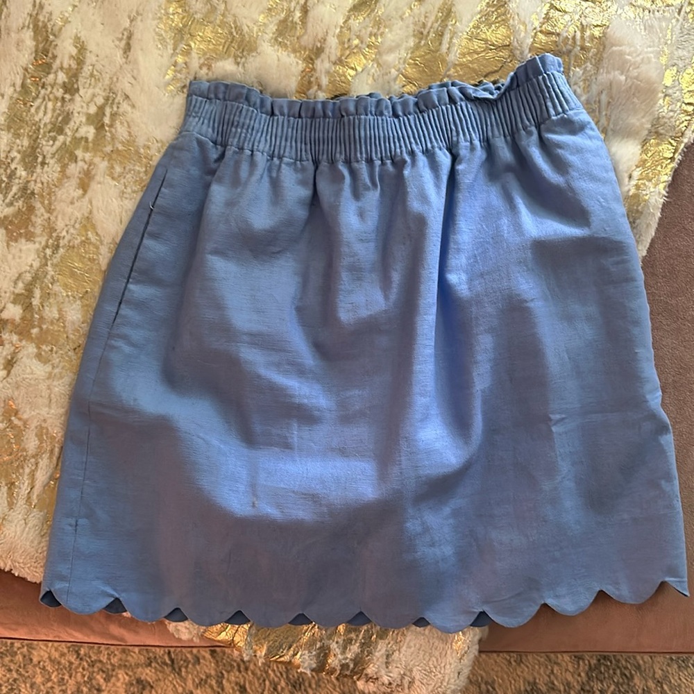 J crew linen skirt